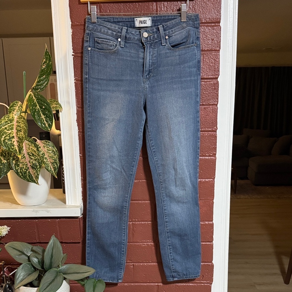 PAIGE Women's Classic Blue Hoxton Ultra Skinny Jeans Size 26
